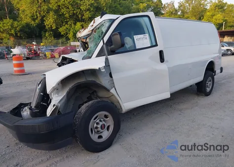 2023 GMC Savana Cargo Rwd 2500 Extended Wheelbase Work Van из США, поврежденный, VIN 1GTW7BFP1P1107410